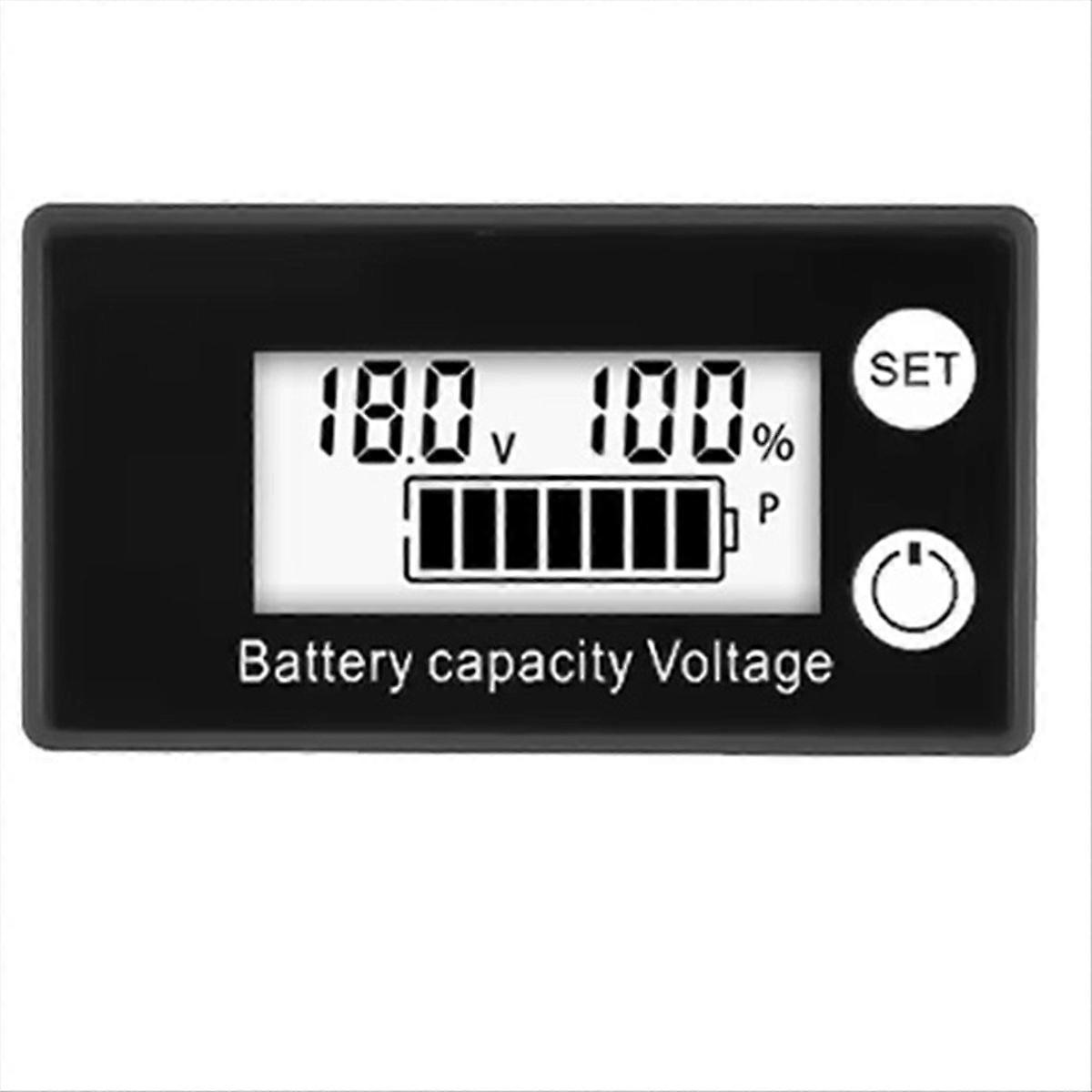 Batterij Voltmeter DC 8-100V Capaciteitsindicator Vermogensmeter Lithium B