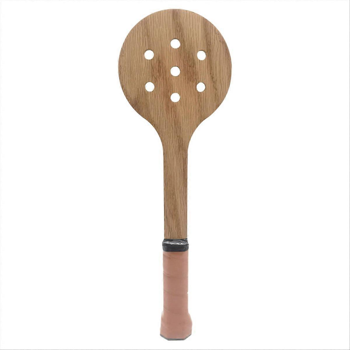 Functional wooden racket pointer tennis spoon trainer swing practice