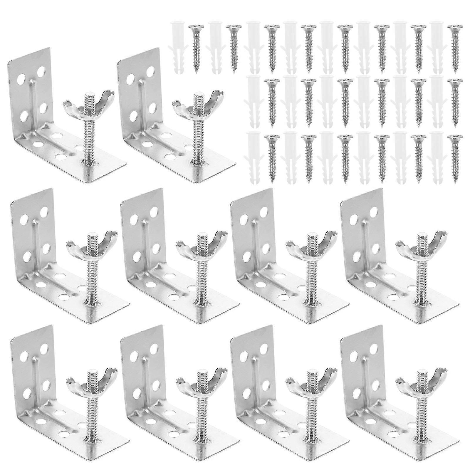 Installation Code Accessories Durable L Shape Curtain Brackets for Window-Blinds 1Set