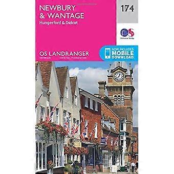 Landranger (174) Newbury & Wantage, Hungerford & Didcot (OS Landranger carte)