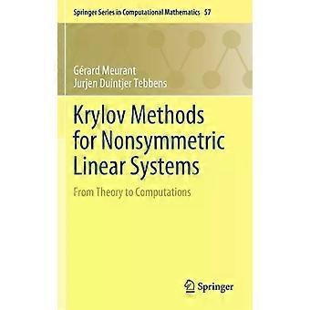 Krylov Methods For Nonsymmetric Linear Systems From Theory To Computations - Grard Meurant