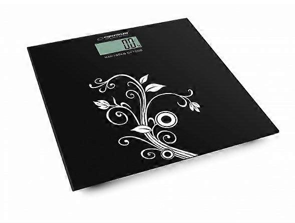Esperanza Ebs003 Personal Scale Electronic Personal Scale Square Black,white