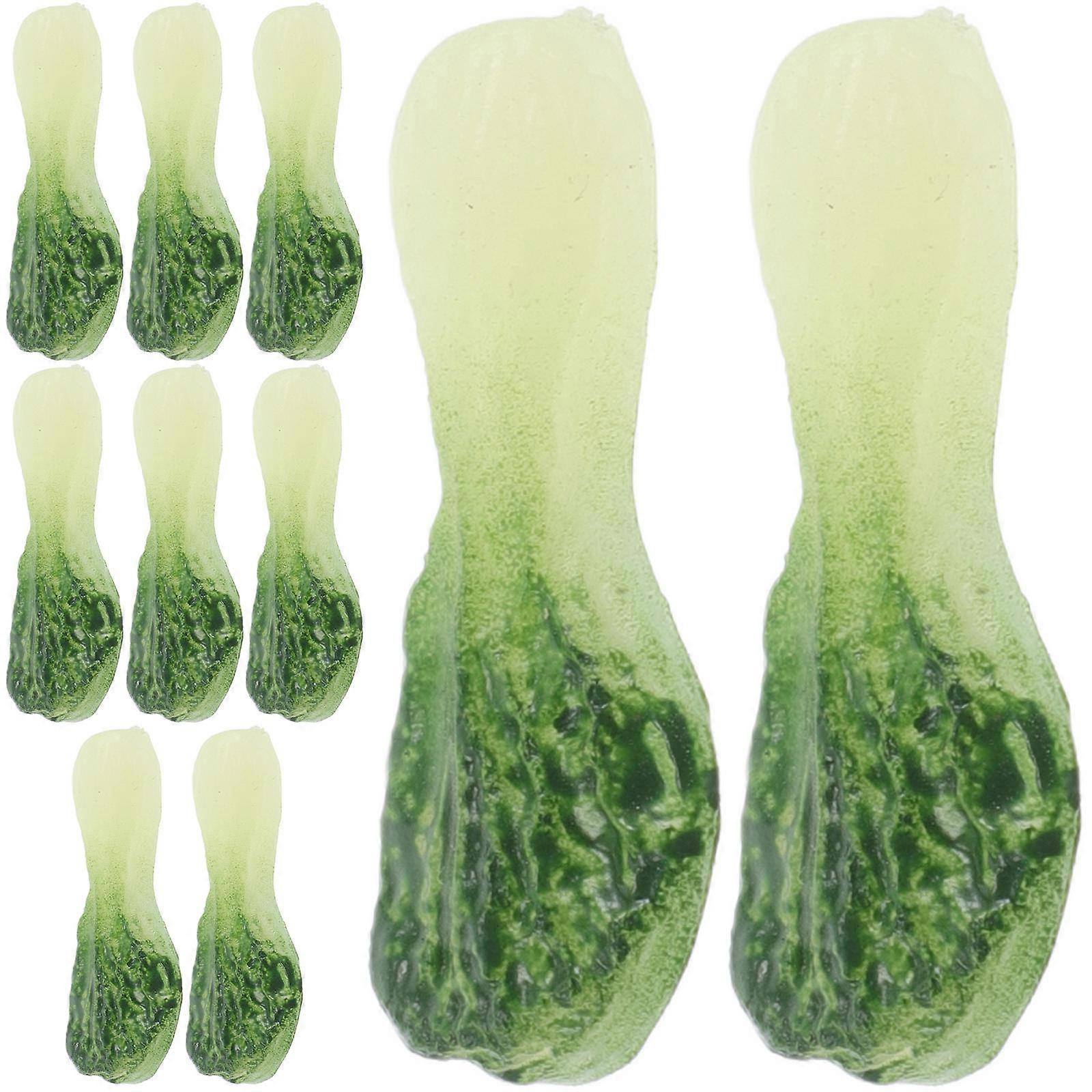 Fake Vegetables Decorations for DIY Projects 10Pcs Miniature Set