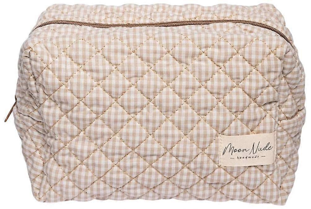 Moon Nude Large Makeup Bag - Cream/Beige