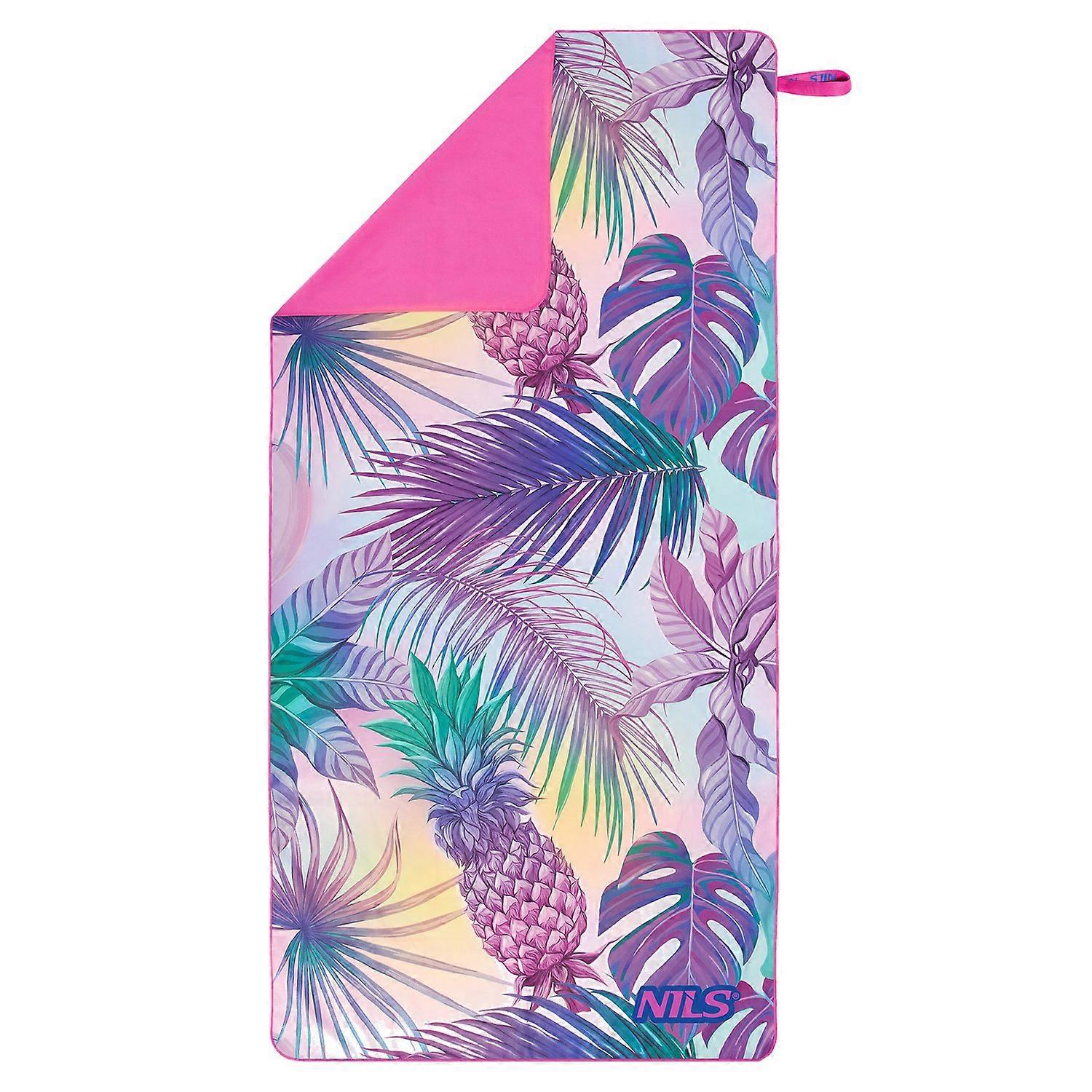 Mikrofiberhandduk, Pineapple Design, 160x80 cm