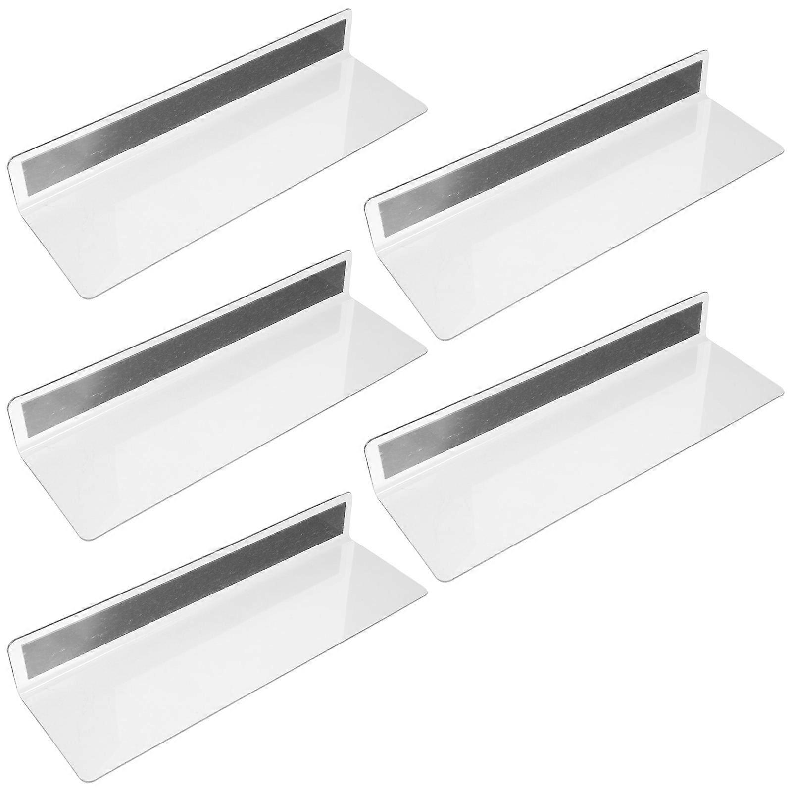 5Pcs Plastic Shelf Divider Supermarket Commodity Divider Classification Baffle