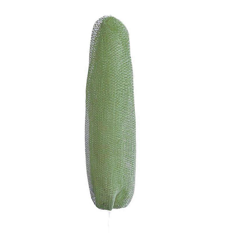 Long Stretch African Net Bath Sponge, Exfoliating Back Scrubber with Drawstring