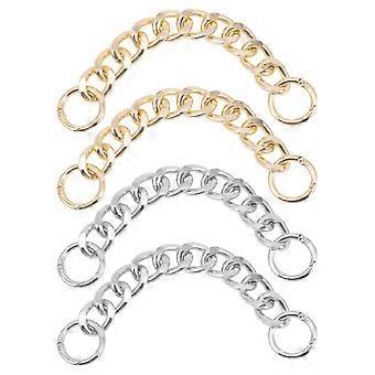 4pcs Delicate Shoe Charms Chain Exquisite DIY Shoe Charms Chain for Slippers
