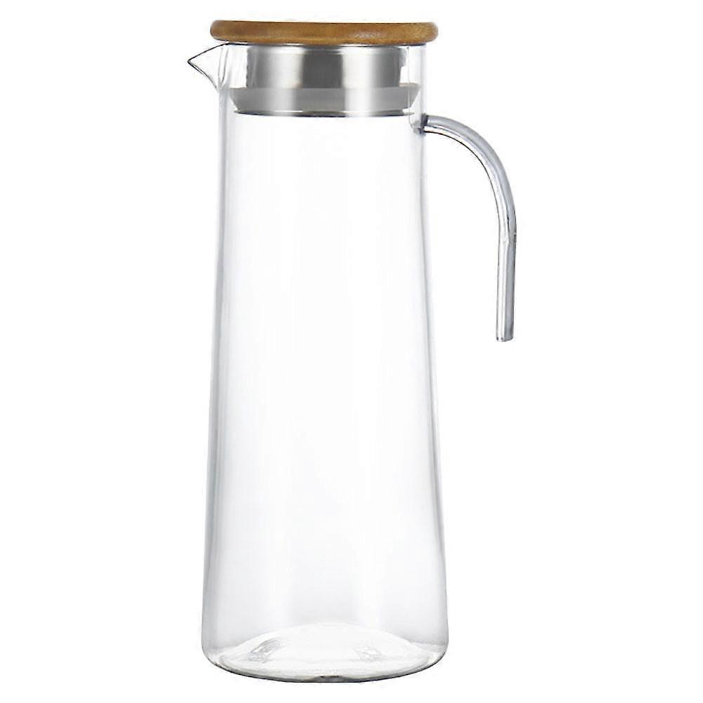 Transparent Beverage Storage Pitcher Drinking Pitcher with Lid