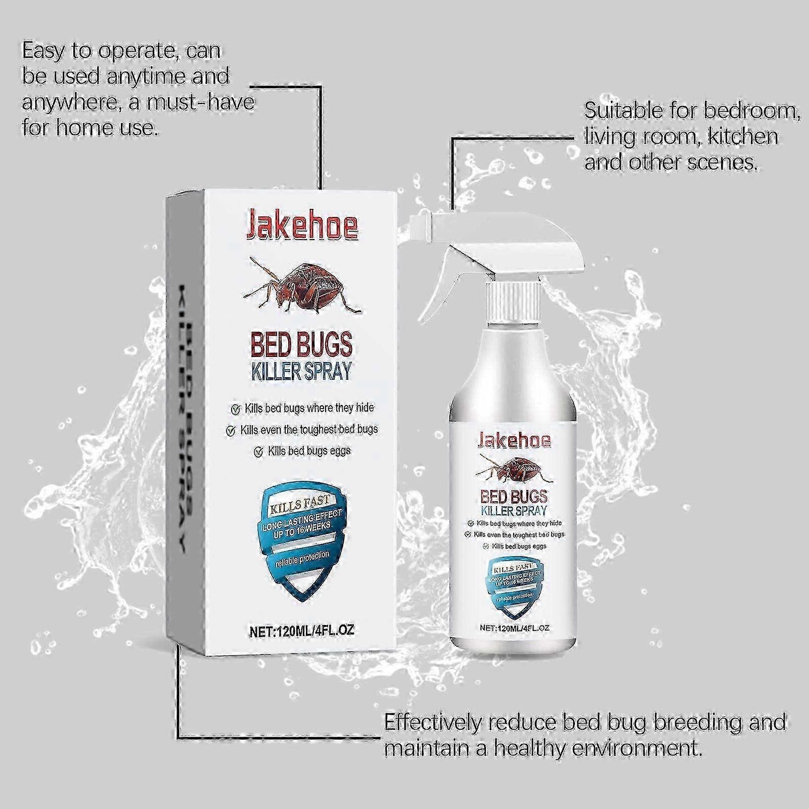 Bedbug Killing Spray Kils bed bugs eggs Prevent Fleas And Bed Bug Bites