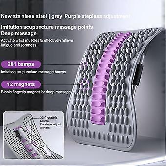 Adjustable Back Stretcher For Yoga Waist Neck Massager Fitness Lower Back Stretching Board Lumbar Cervical Spine Support Fitness