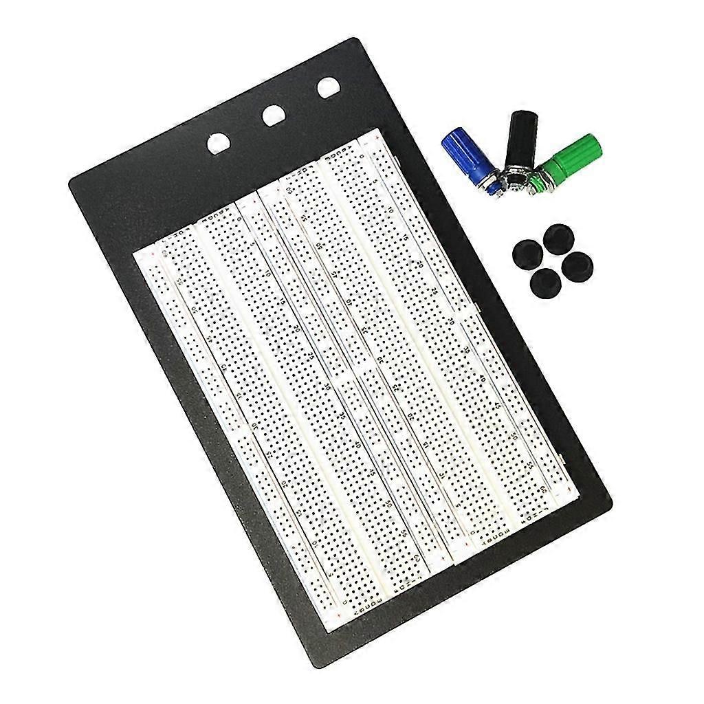 1660 Tie Points Solderless Breadboard Pcb Jumper Universal Test Bread Board