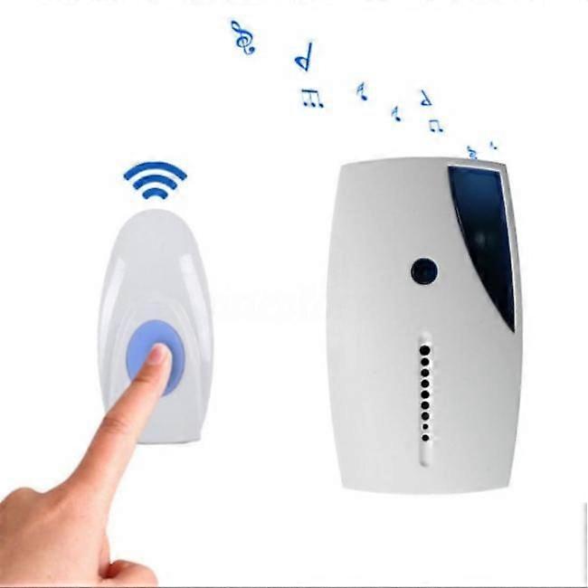 Smart wired doorbell (36 melodies) Vit