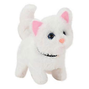 Robot Cat Plush Cat Stuffed Animal Interactive Cat, Walk, Bark And Move Tail Electronic Cat Pet, Robot Cat Cat Toy, Toy Cat Childr [XR]