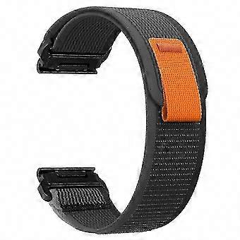 Watch Band 22mm, Adjustable Nylon Trail Loop Wrist Strap Compatible with Garmin Forerunner 965/955/945/935