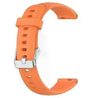 Silicone Watch Band for Huawei Watch Fit Mini-16mm,Orange Color Orange
