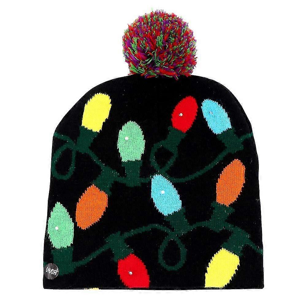 Stickad hatt