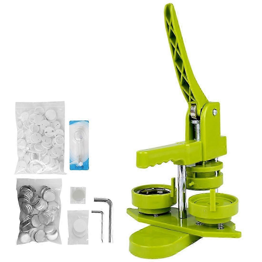 Button Maker Machine, 58mm Installation-Free DIY Pin Button Maker Press Machine Kit Easy to Operate