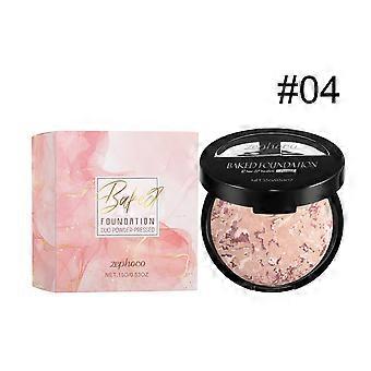 Zephoco Oil-Control Concealer Powder #04 (Rosenbraun + Rotbraun Perlmutt) ist ein handliches Concealer-Puder mit leichtem und dünnem Fixiereffekt.