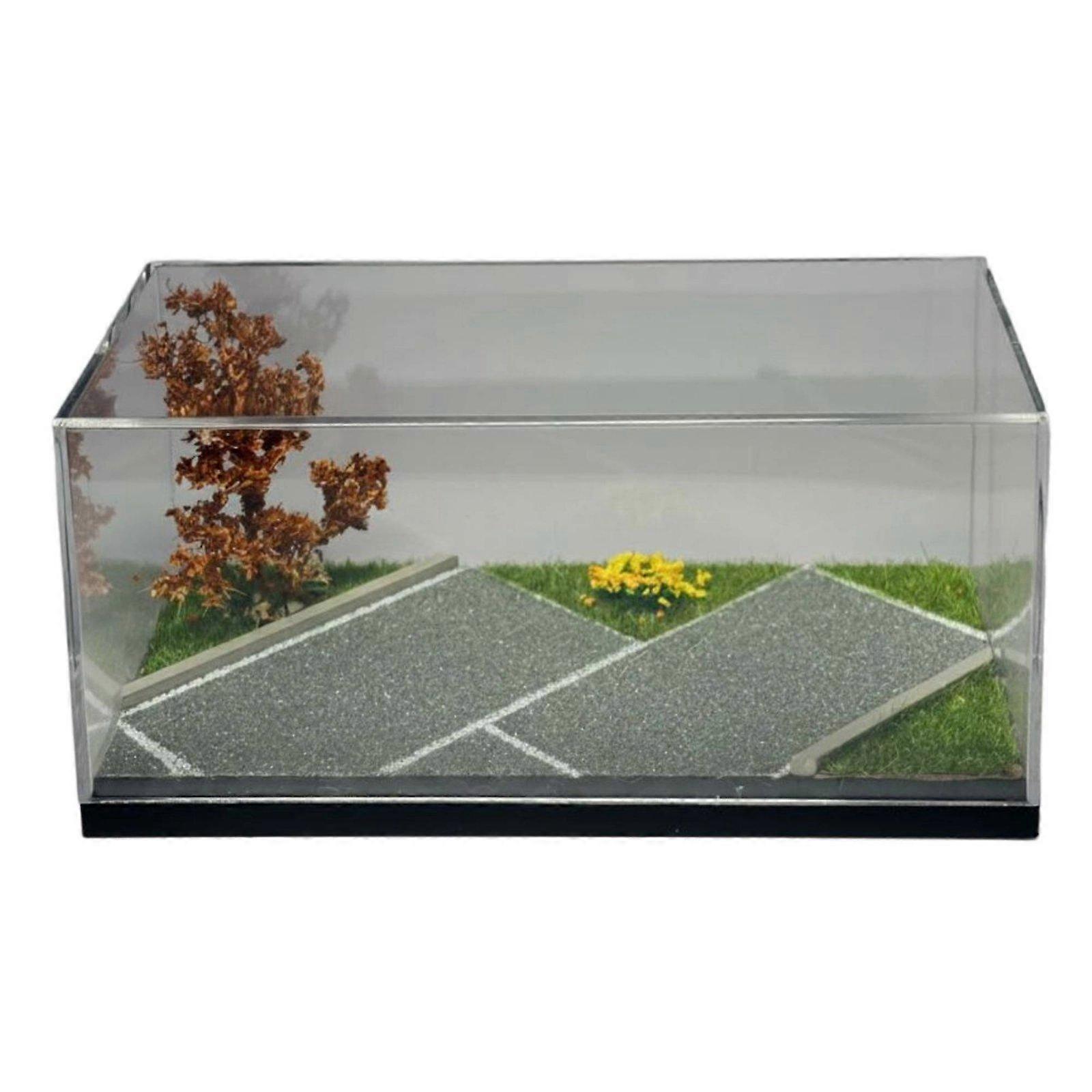 LED Parking Lot Display Scene Box Stackable Design Miniature Parking Scene