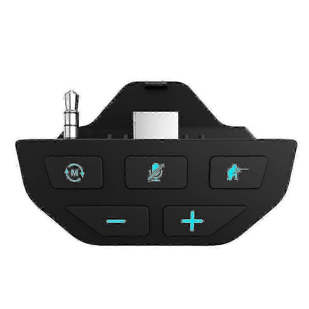 Stereohoofdtelefoonadapter voor Xbox One-controller, microfoonhoofdtelefoonconverter