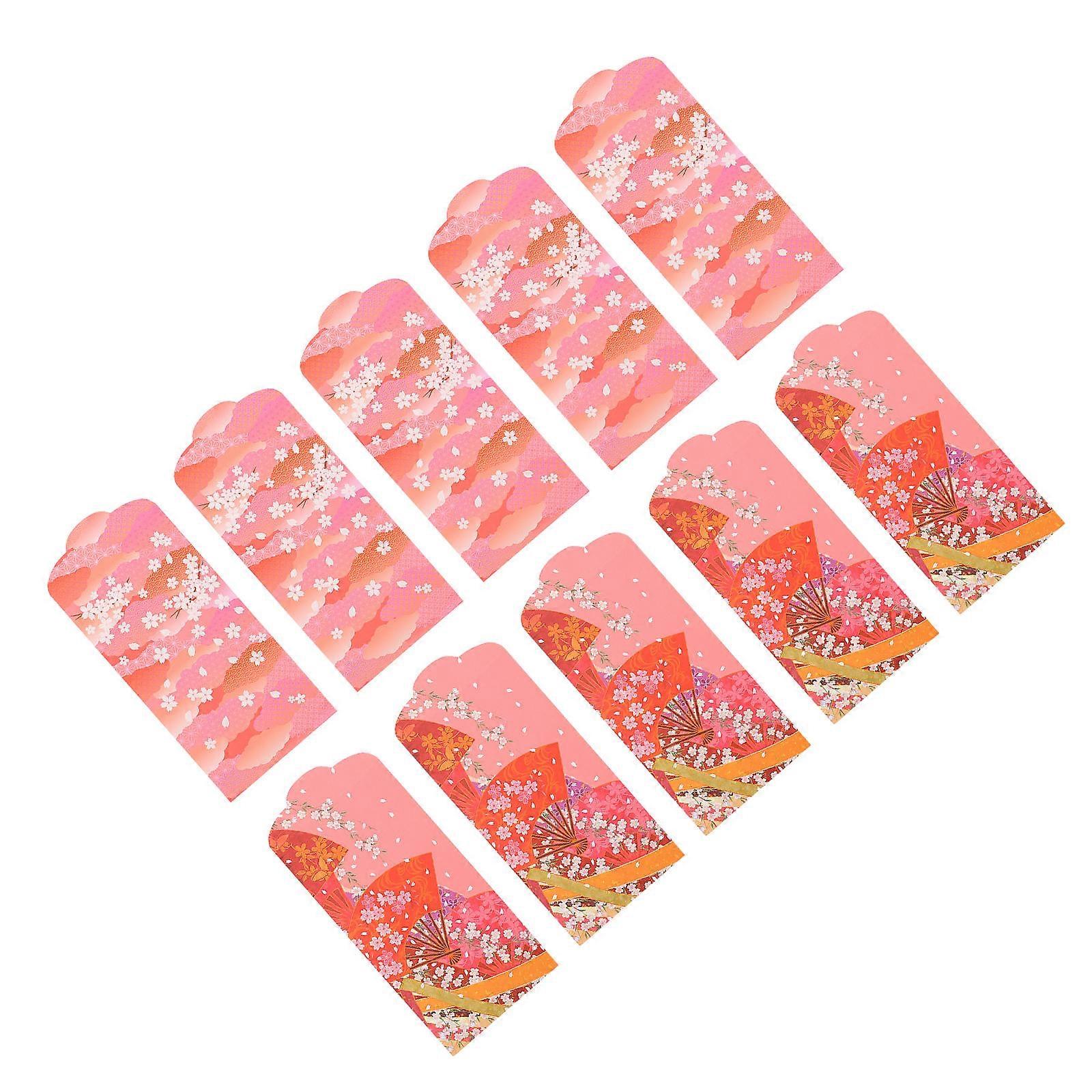 Festive Wedding Red Packets Red Envelopes Wedding Present Rectangular White Card Paper 20Pcs