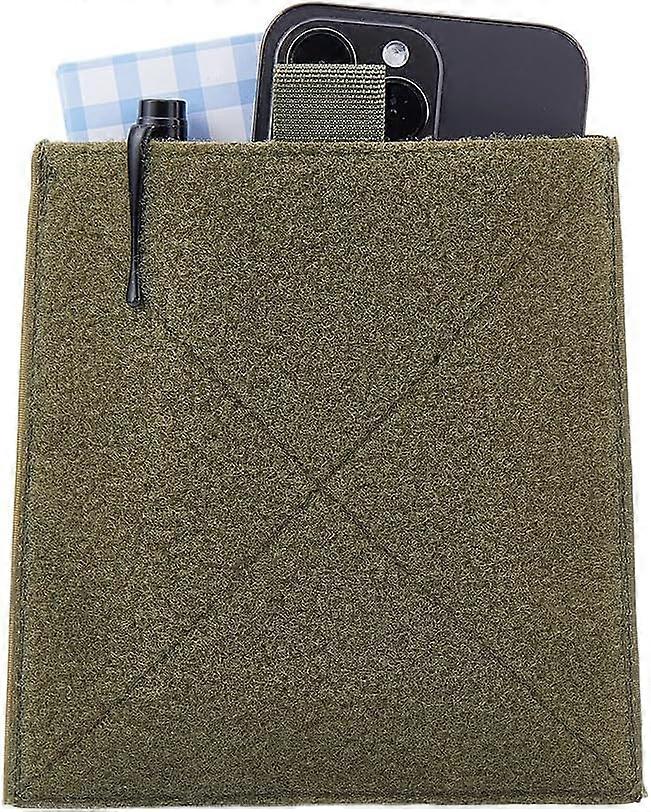 Tactical Hookoop Pouch EDC Utility Admin Storage Organizer Pocket Sleeve Expansion Insert Pouches for Notebook Backpack Bag