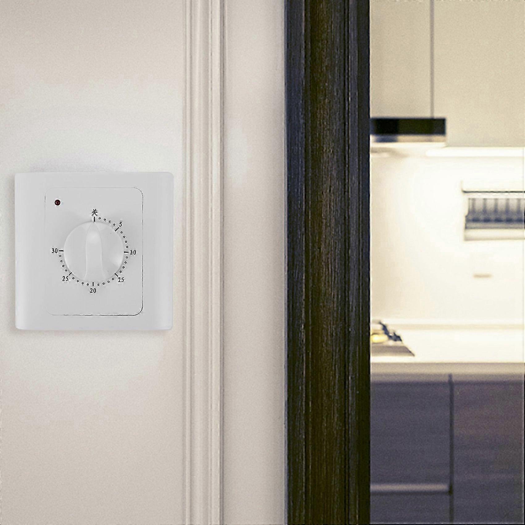 5X Ac 220V 10A 30Min Countdown Timer Switch Electric Digital Time Plug Control Switch Timer Socket Knob Style Mechanical
