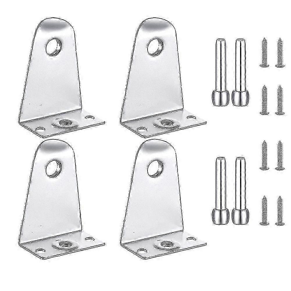 Silver Metal Blind Fixing Brackets
