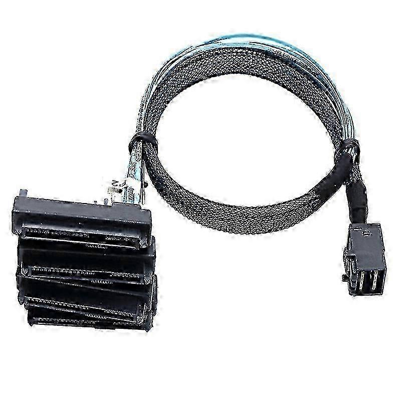 1m SFF-8643 to 4x SFF-8482 Adapter Cable