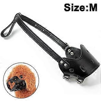 Dog Muzzle Pu Leather Anti-bite And Anti-ingestion Pet Dog Muzzle Dog