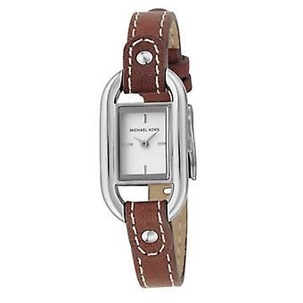 Mkors dress leather Watch for Women Analog Quartz with MK2161 Cowskin Bracelet