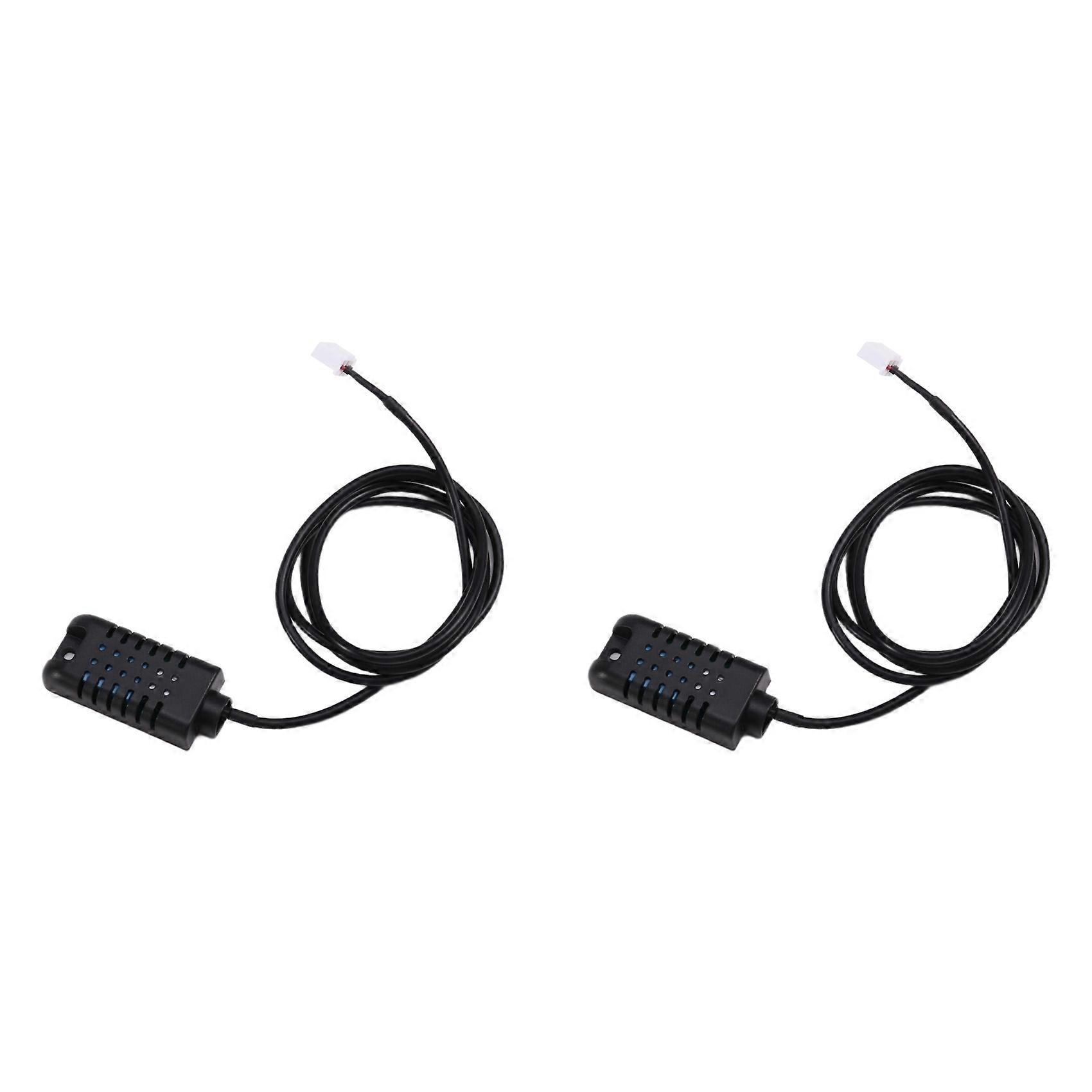 2X Digital Temperature and Humidity Sensor Module Temperature and Humidity Probe Sensor with Wire and Case