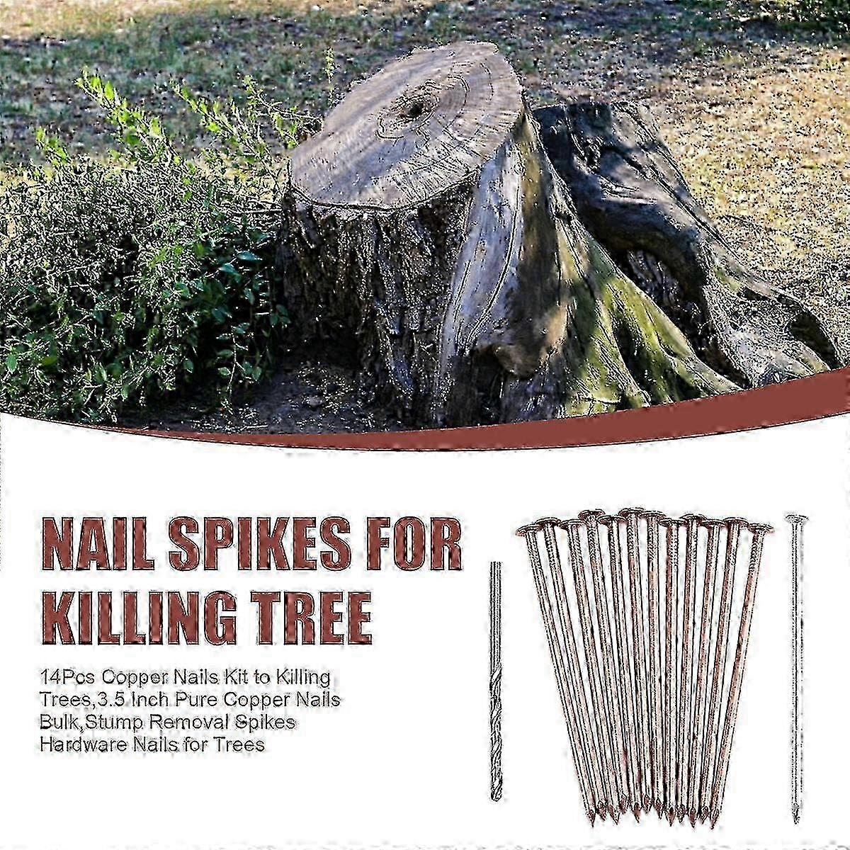 9cm Pure Copper Stump Elimination Nails
