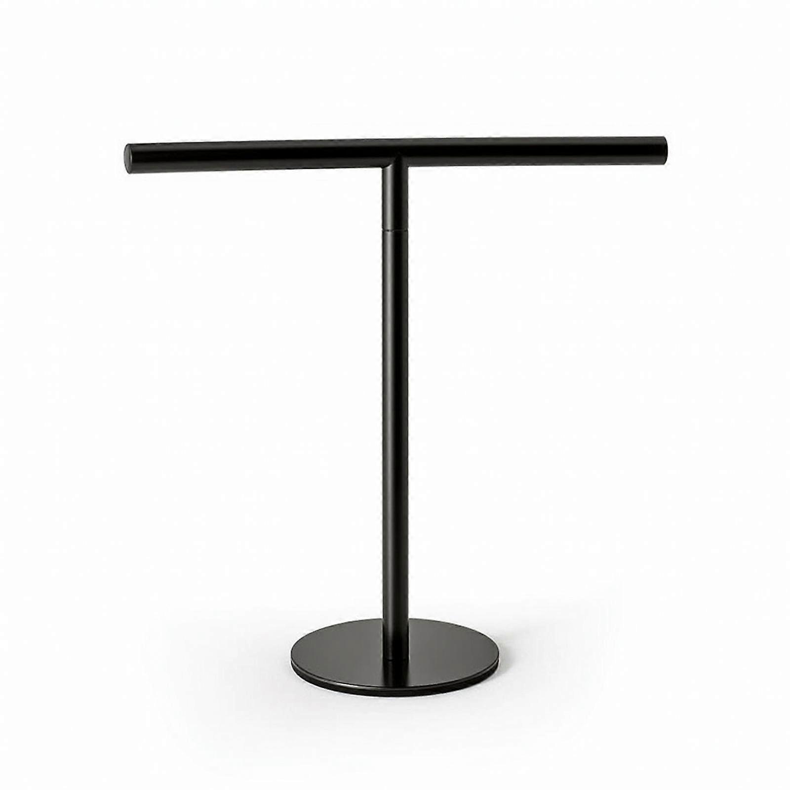 Horizontal Bar Stand Display Stand Freestanding Tabletop Rack with Round Base