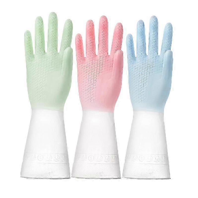 Soft Latex-Reinforced Cleaning Gloves