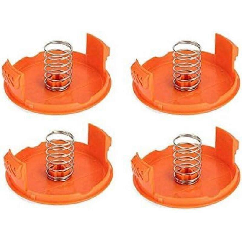 (4 spool covers + 4 springs) Compatible replacement spool cap