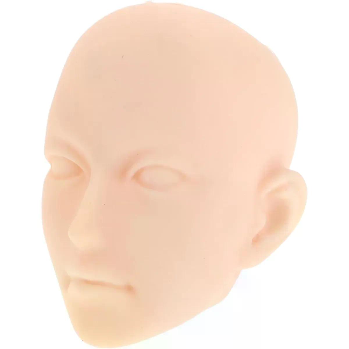 Practice Makeup Doll Head Plastic Repainting Head for Doll Making