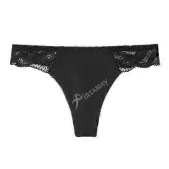 Lace splicing animal pattern sexy low waist seamless underwear European and American large size women's T-pants women