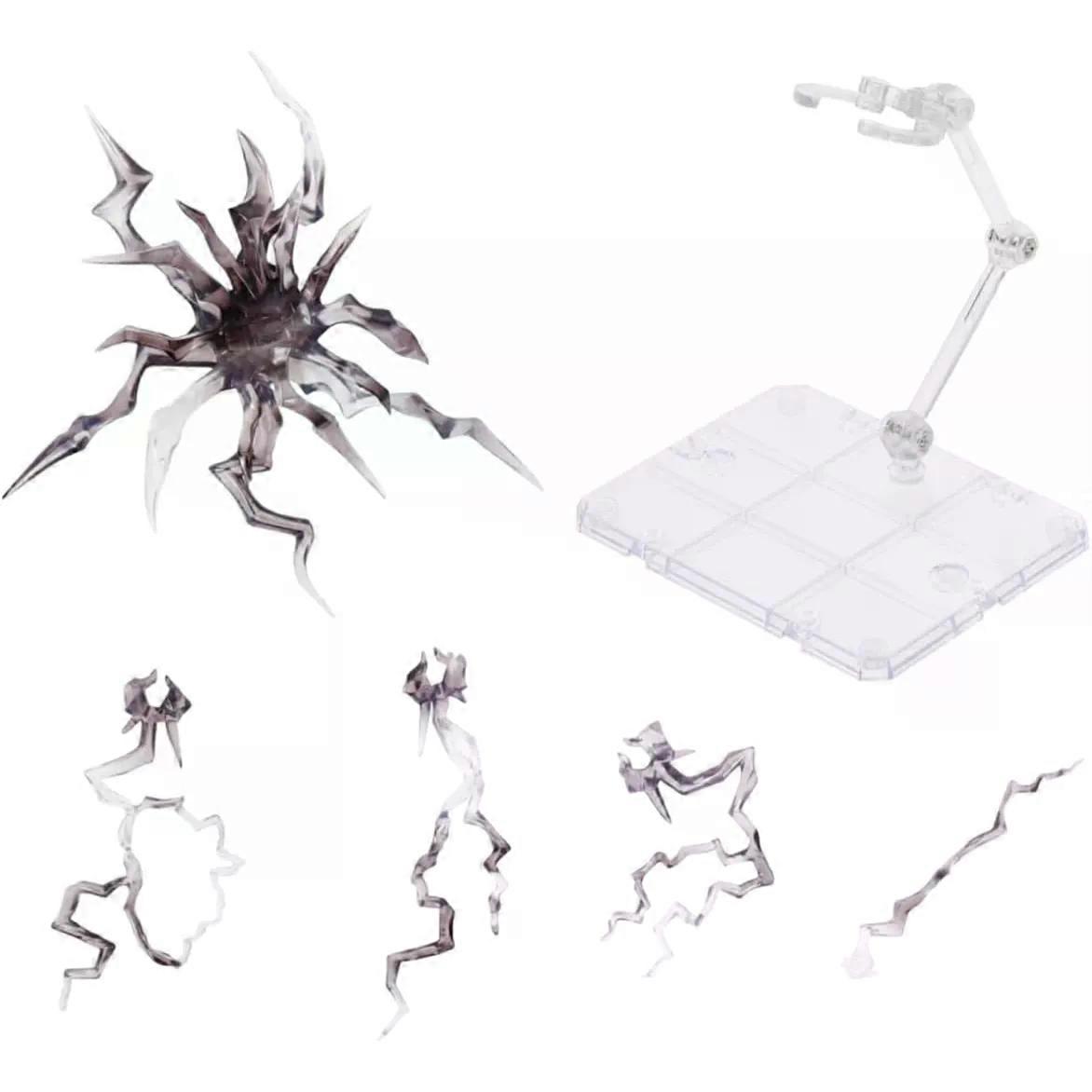 Figure Stand Black Plastic Support Base for Dolls