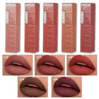 sfr lip gloss is waterproof, doesn't transfer easily, has a matte finish, and brightens the complexion.