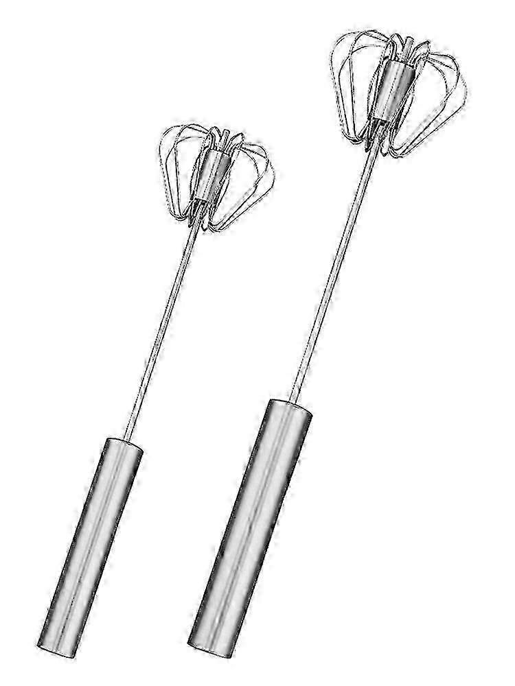 Stainless Steel Kitchen Tool compatible with Egg Beating and Blending - 2 Pack