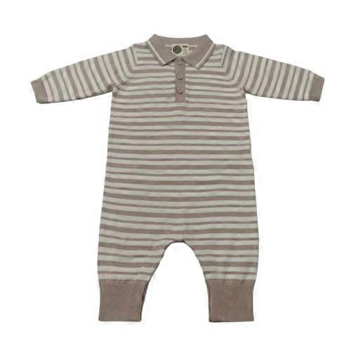 Pretty Green Baby Striped Romper