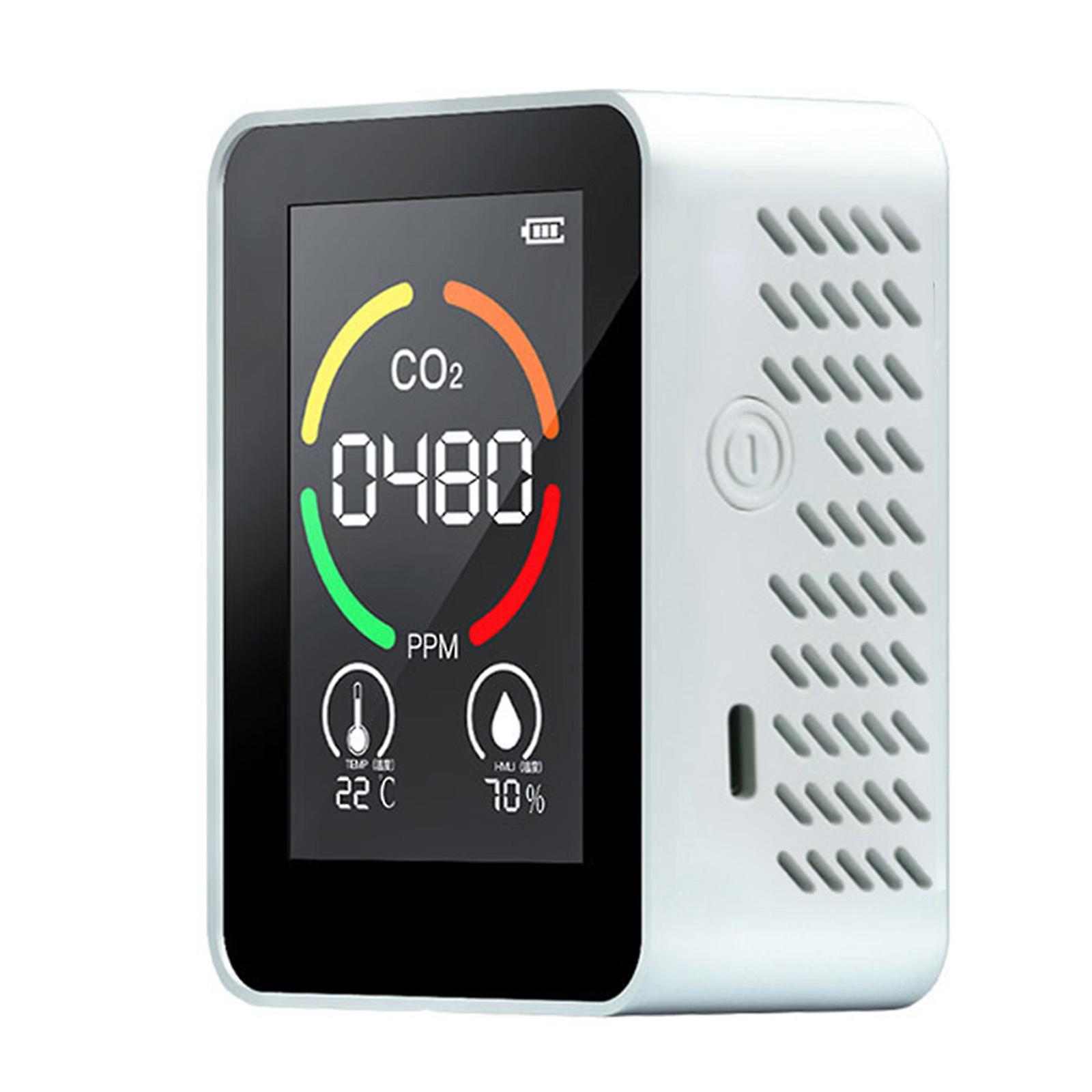 Air Quality Monitor Indoor Carbon Dioxide Detector Temperature Humidity Meter
