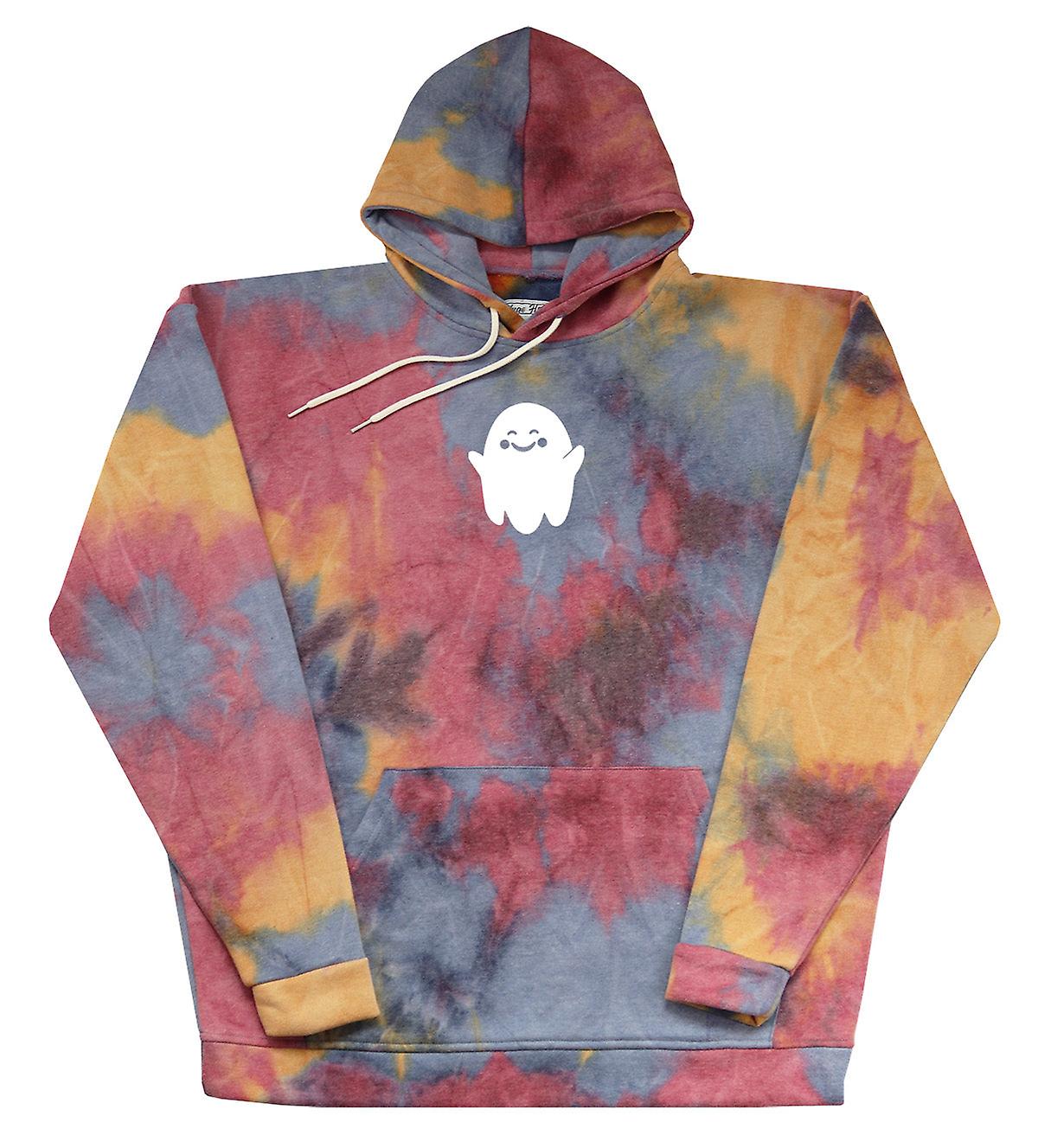 Ghost - Huge Tie Dye Red Oversized Hoody