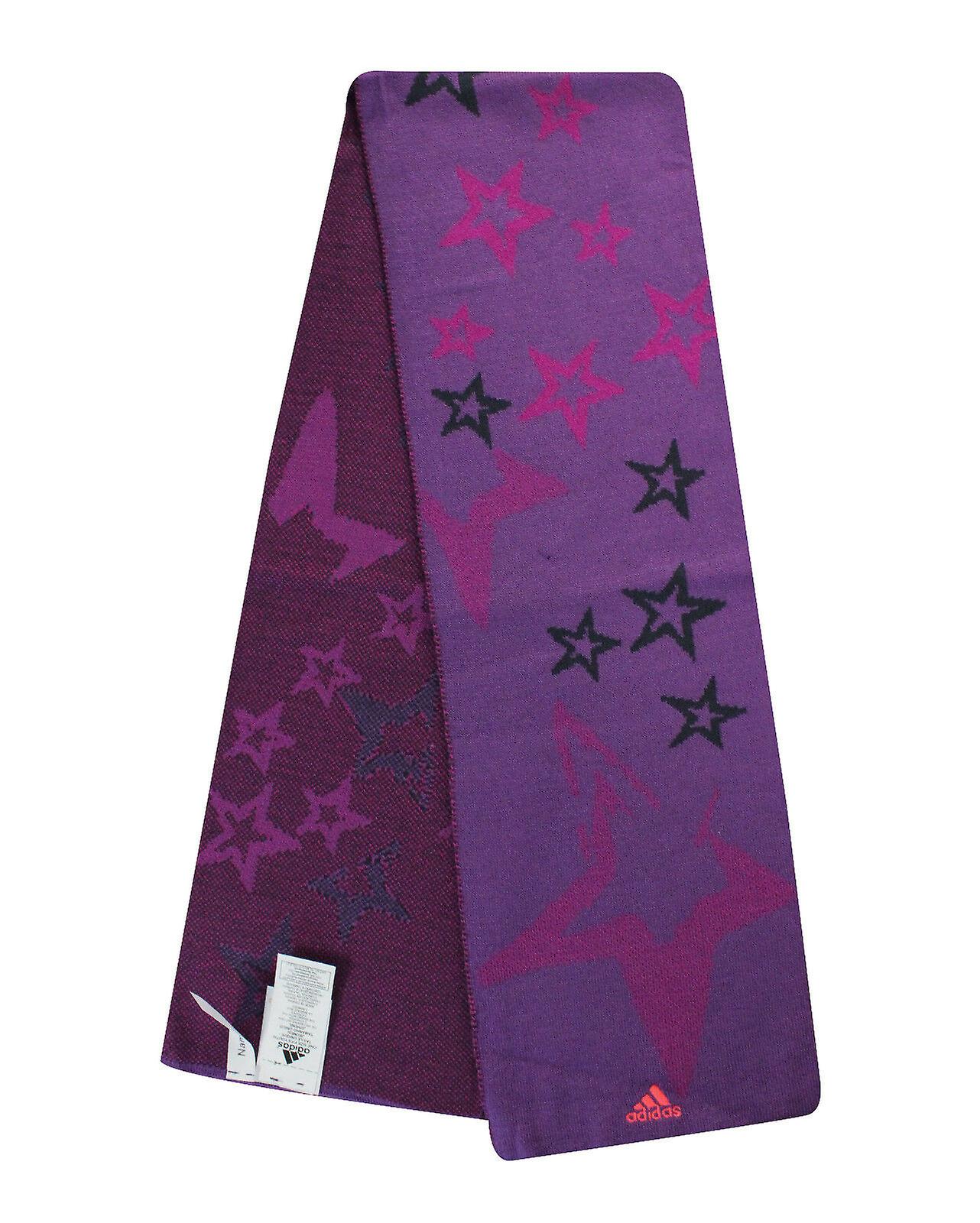 Adidas Girls Youths Juniors Purple Scarf Accessories G74315
