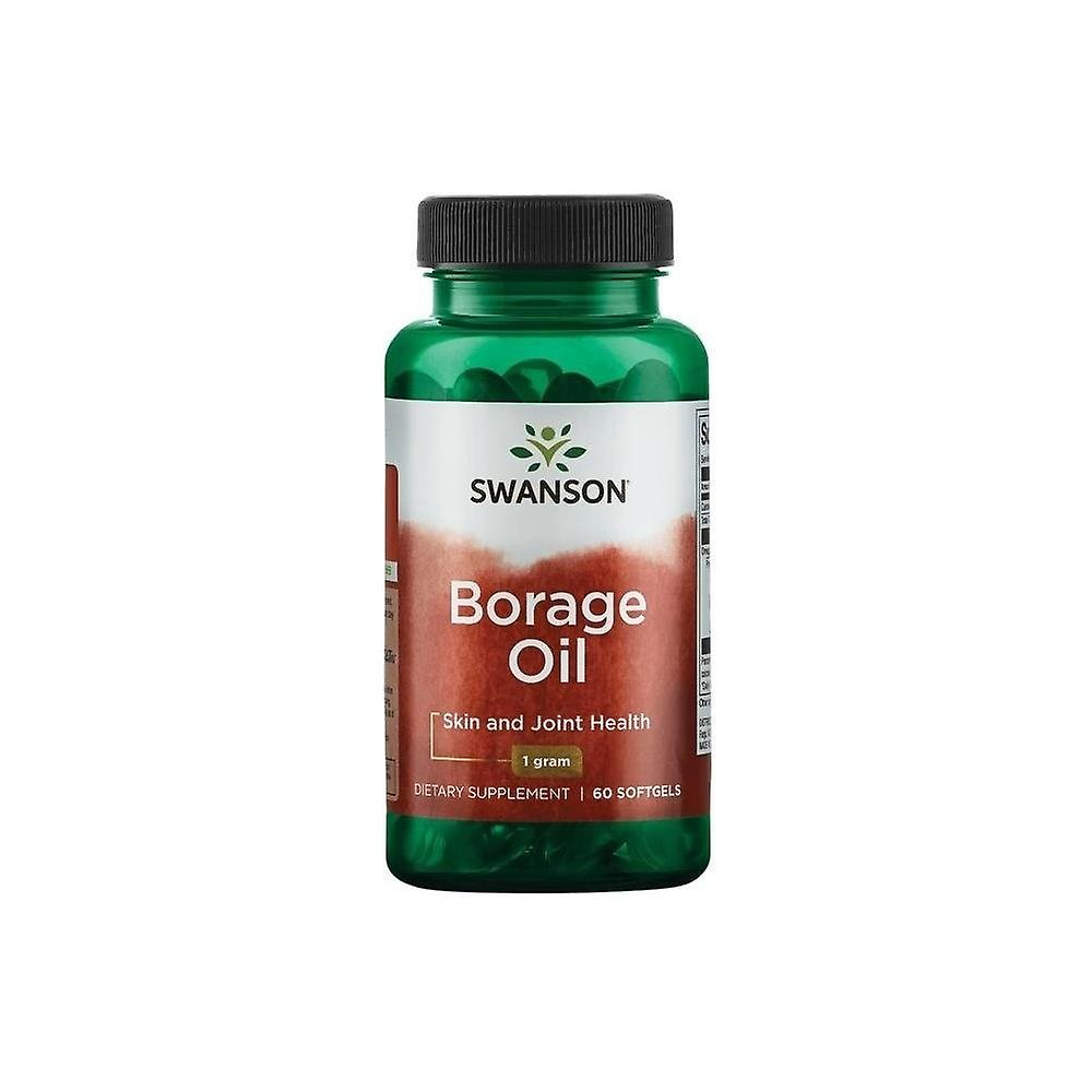 Swanson Borage Oil 60 Caps BI7396