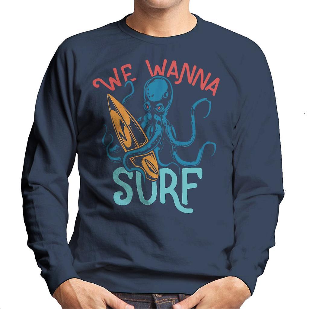Chcemy, aby Surf Octopus męska Bluza