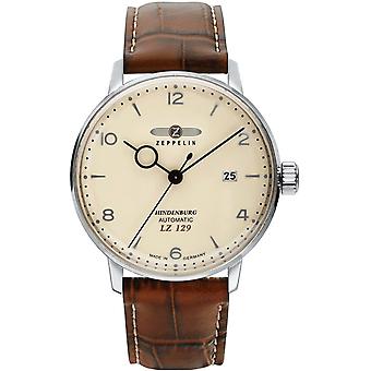 Zeppelin lz129 hindenburg Analog Man Watch Automatic with Cowhide Bracelet 8062-5