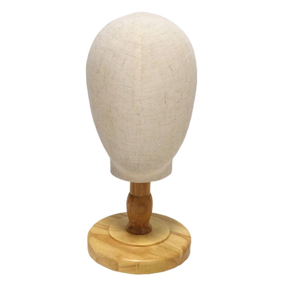 Nappe Perruque Mannequin Chapeau Holder Stand Display Mannequin Modèle Bas Bois